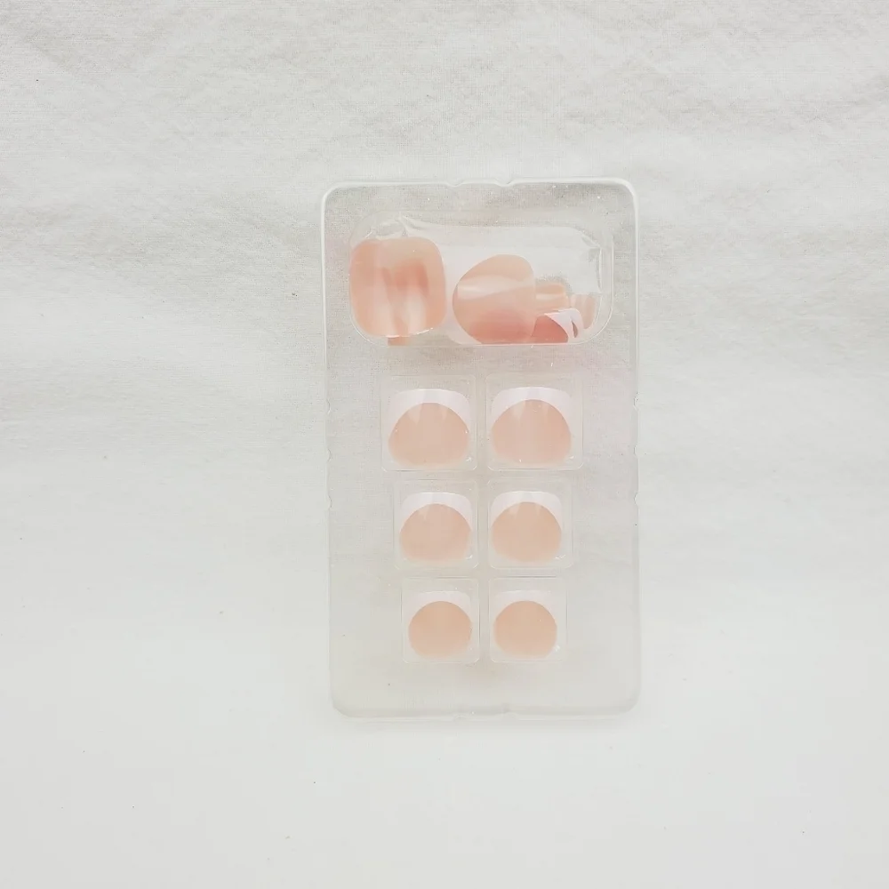 24 Pieces Fake Toe Press On Nails